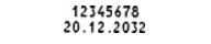 Jetstamp 790 muestra de impresión texto y fecha